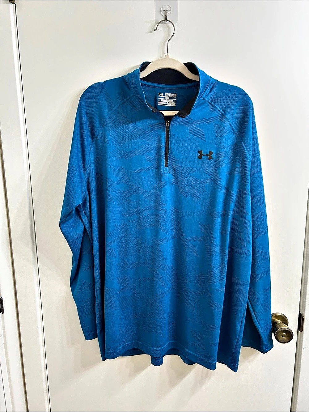 Under Armour Men's Quarter-Zip Pullover Blue XXL